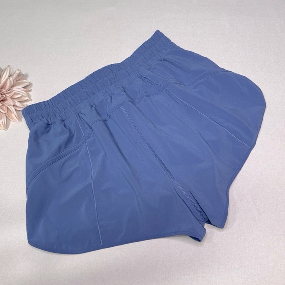 Lululemon Track That 3” High Rise Athletic Shorts Water Drop Blue 12 - Picture 8 of 10